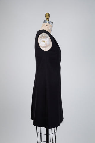 Robe noire structurée (4)