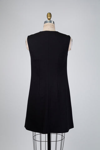 Robe noire structurée (4)
