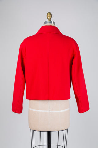 Vermilion red short jacket (8)