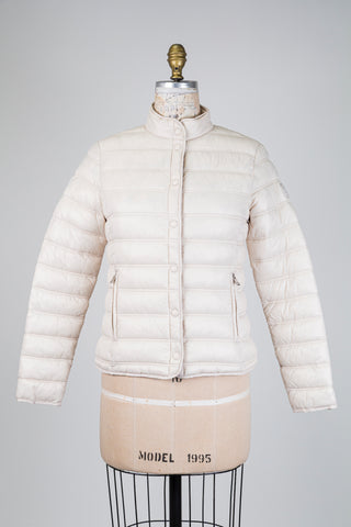 Champagne quilted down jacket (4)