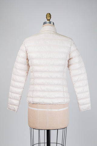 Champagne quilted down jacket (4)