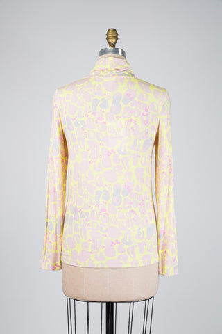 Sulfur yellow sweater with geometric patterns (6)