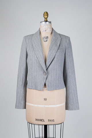 Blazer gris à détails lumineux (6)