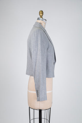 Blazer gris à détails lumineux (6)
