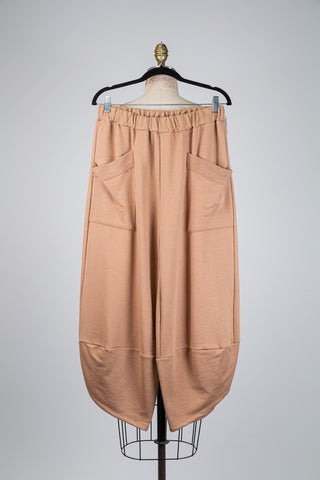 Pantalon camel à coupe ballon (M/L)