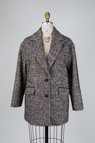 Black textured chevron jacket (6)