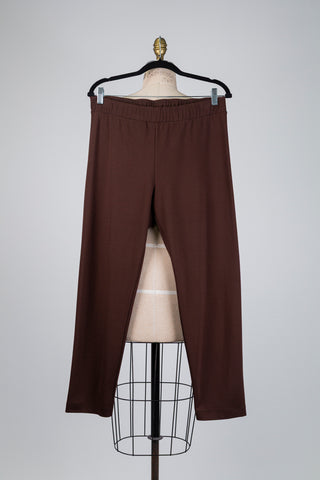 Chocolate brown comfort leggings (10/12)