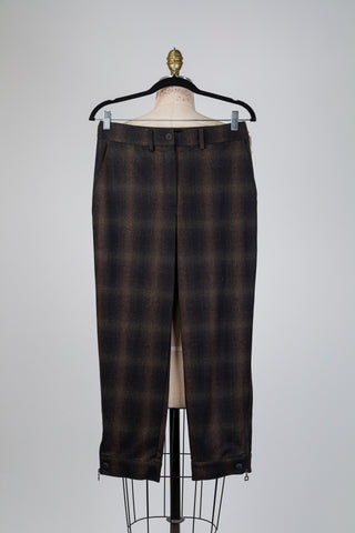 Black tartan trousers (XS-L-XL)