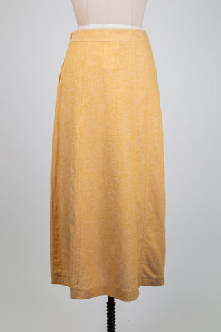 Marigold yellow mottled skirt (S)
