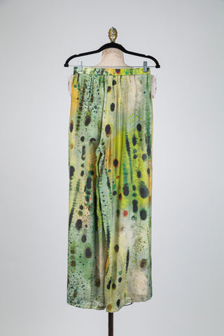 Sage Green Graffiti Pants (XS/S)