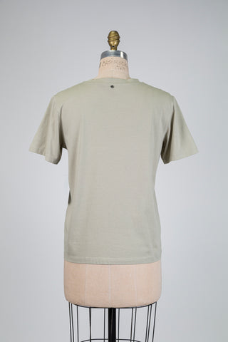 T-shirt vert sauge imprimé hamac rose bijouté (6)
