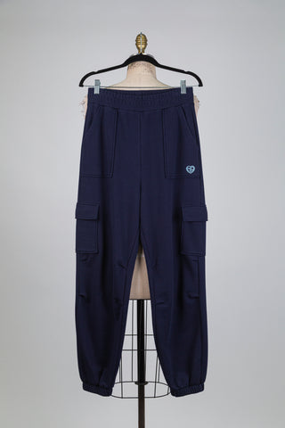 Pantalon jogger cargo marine (6)