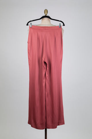 Pantalon vieux rose satiné (4-6-8)