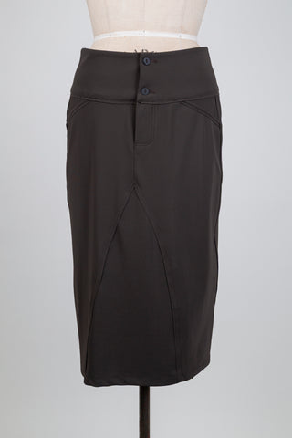 Jupe choco à ourlets francs (S+L)