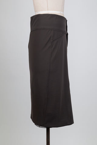 Jupe choco à ourlets francs (S+L)