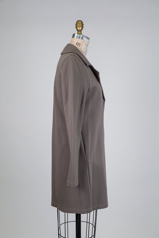 Blazer grège à ceinture "snap" (S)