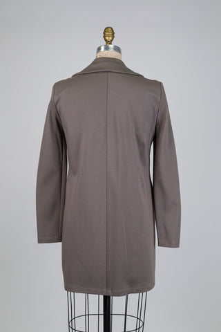 Blazer grège à ceinture "snap" (S)