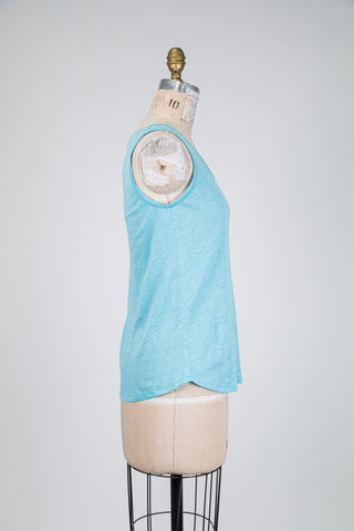 Mottled turquoise top (6)