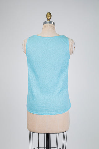 Mottled turquoise top (6)