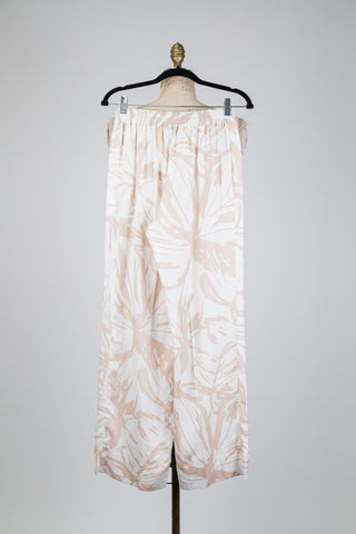Floral beige cream pants (6)