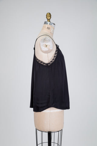Black camisole with lace trim (8)
