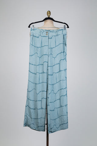 Aqua marble effect trousers (6)