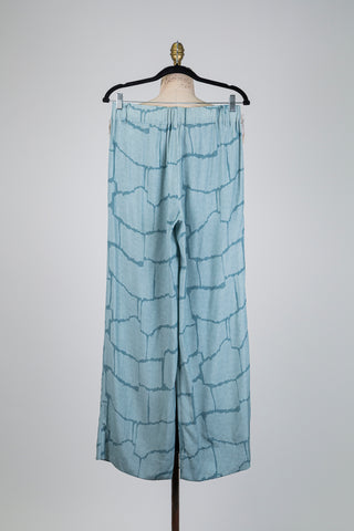 Pantalon aqua effet marbré (6)