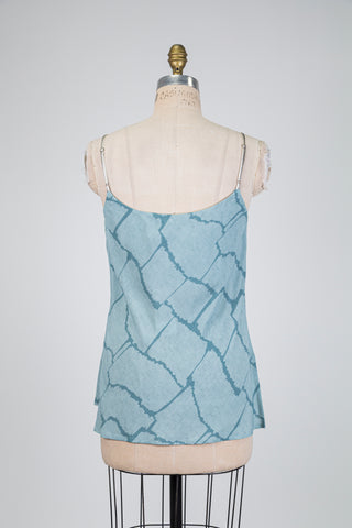 Aqua marl effect camisole with thin straps (6)