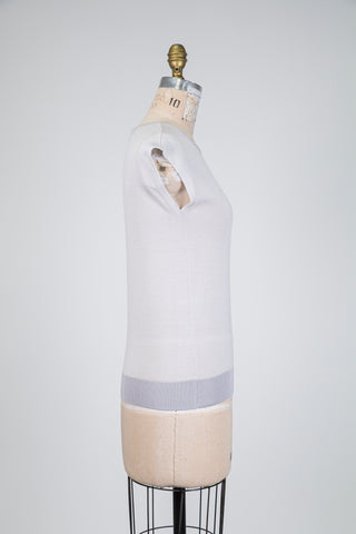 Fine-knit pearl grey tank top (6)
