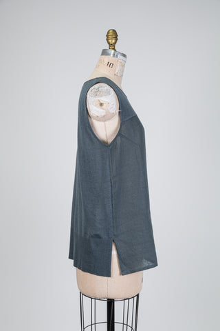 Green-grey two-material top (12)