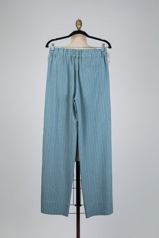 Seafoam green trousers with white stripes (6)