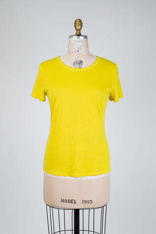 T-shirt léger jaune (6)