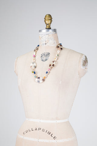 Collier coquillages ambiance plage (TU)