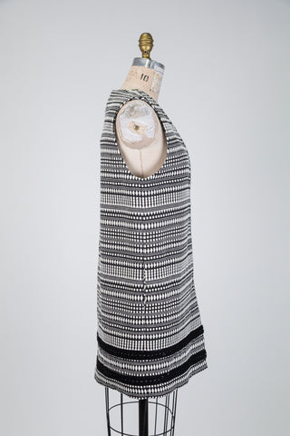 Black and white graphic jacquard jacket (6)