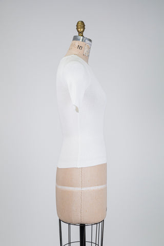 White ribbed knit top (6)