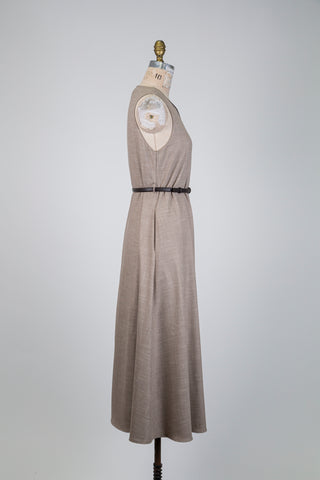 Robe sable indémodable à chevrons (6)
