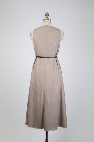 Robe sable indémodable à chevrons (6)