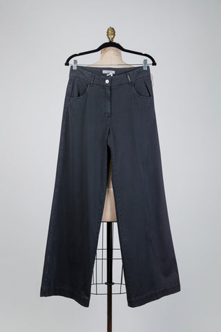 Anthracite wide-leg trousers (6)