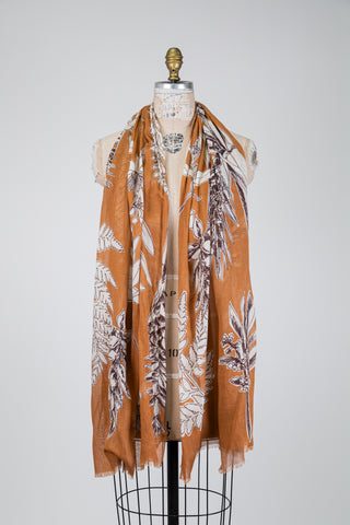 Light terracotta scarf (OS)
