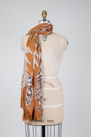 Light terracotta scarf (OS)
