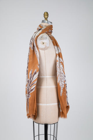Light terracotta scarf (OS)