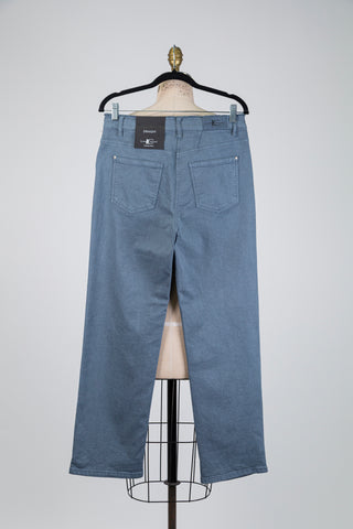 Pantalon denim bleu à coupe droite (4-8-14-16)