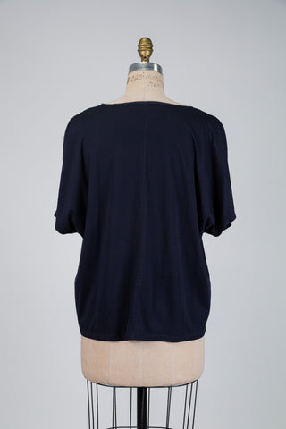 Intense navy two-material top (14)