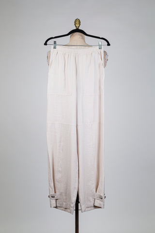 Pantalon crème à éclat satiné (2-4-8)