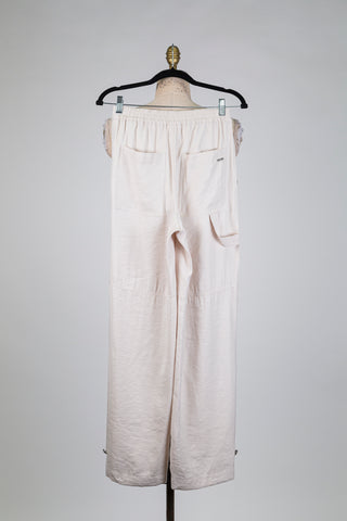 Pantalon crème à éclat satiné (2-4-8)