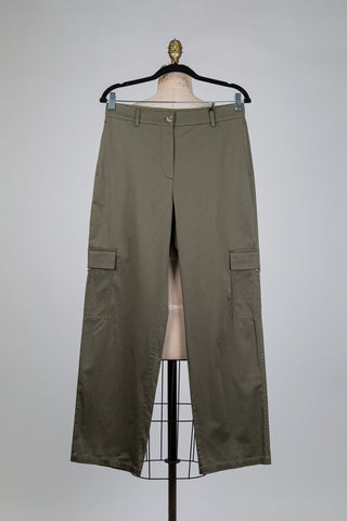 Pantalon cargo vert militaire (4 à 10)