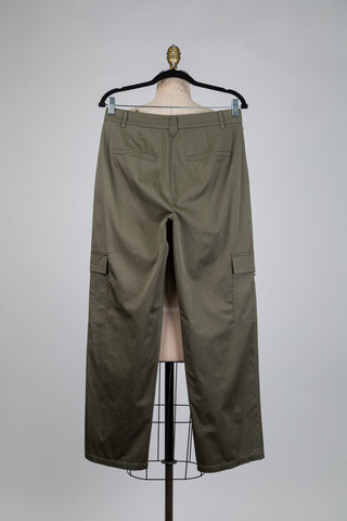Pantalon cargo vert militaire (4 à 10)