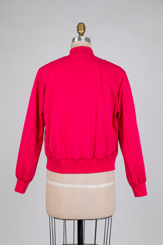 Raspberry pink bomber jacket (4+6)