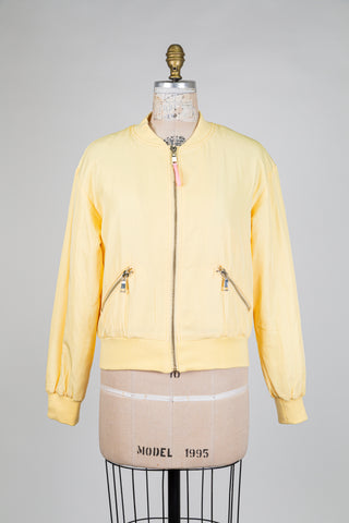 Bright yellow bomber jacket (6 to 10 years)