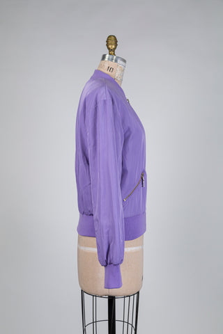 Powdered lilac bomber jacket (6 to 10)